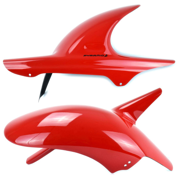 Pyramid Plastics Pyramid hugger | gloss red (italian red) | honda cb 600 f hornet 1997>2002